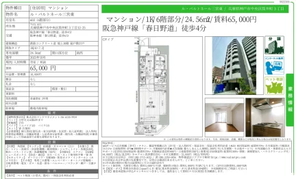 ル・パルトネール三宮東 603号 0