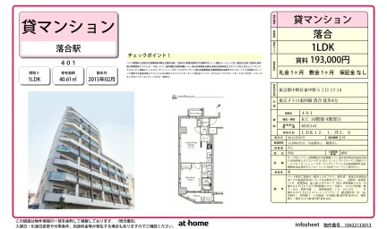 1LDK Condo Near Station in Higashinakano 0