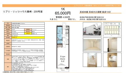 リブリリッツハウス藤崎 205号 0