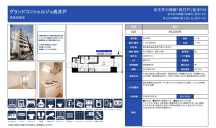 グランドコンシェルジュ高井戸 403号 0