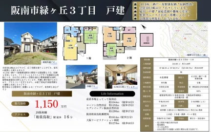 大阪府阪南市緑ヶ丘３丁目 中古戸建 0