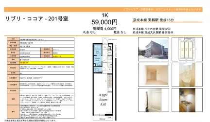 リブリ・ココア 201号 0