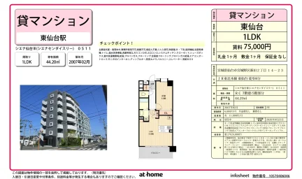 1LDK Condo in Shindenhigashi 0