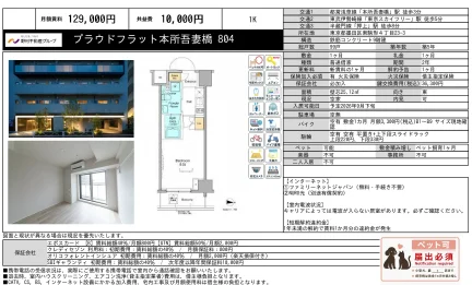 プラウドフラット本所吾妻橋 804号 0