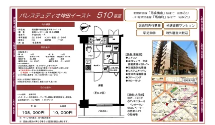 パレステュディオ神田イースト 510号 0