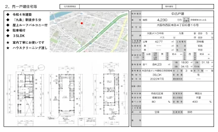 大阪府大阪市西区本田4丁目 中古戸建 0