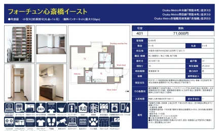フォーチュン心斎橋イースト 401 0