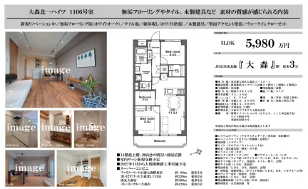 大森北ハイツ 1106号 0