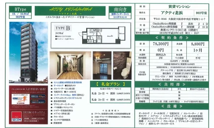 アクティ北浜 902号室 0