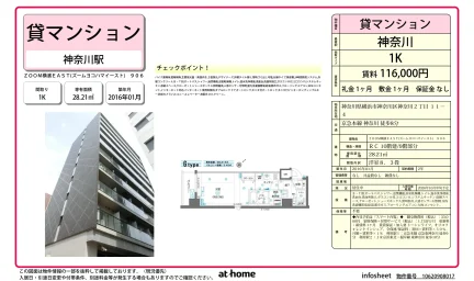 Studio Condo in Nishikanagawa 0
