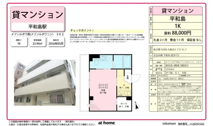 Modern Studio Condo Near Station in Omorikita 0