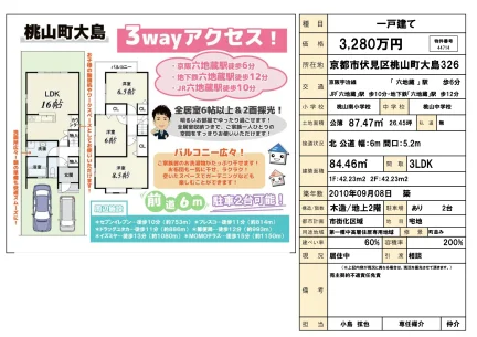 桃山町大島 3LDK 0