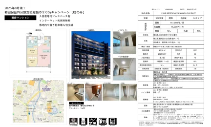 LIME RESIDENCE KAWAGUCHI EAST 902号室 0