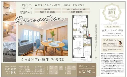 シェルピア西麻生 705号 0