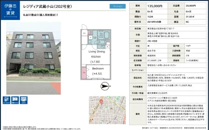 レジディア武蔵小山 202号 0