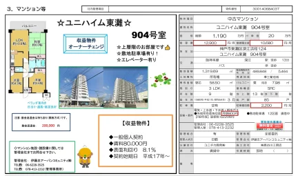 Well-Kept 3-Bedroom Condo in Fukaehamamachi 0