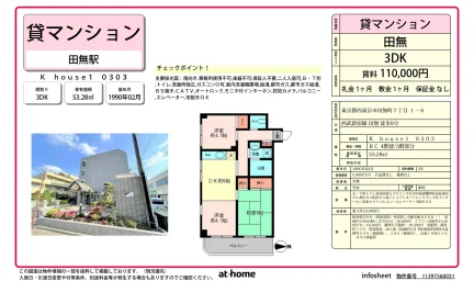 Vintage 3DK Condo in Tanashicho 0