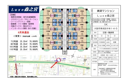 Luxe 森之宮 712号 0