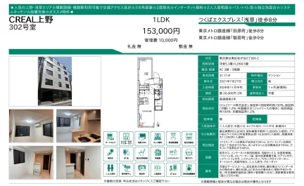 CREAL上野 302号 0