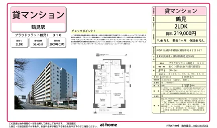 2LDK Condo Near Station in Tsurumichuo 0