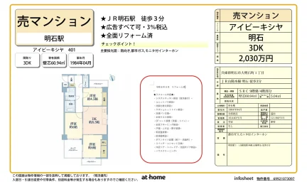 Charming 3-Bedroom Condo Near Station in Oakashicho 0