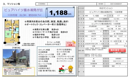 3-Bedroom Condo in Shiomigaoka 0