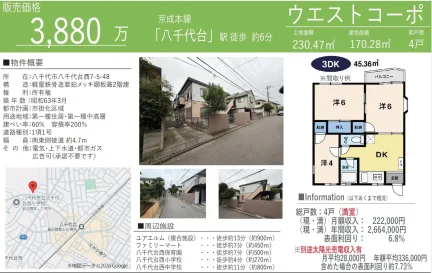 Charming Property Near Station in Yachiyodai nishi 0