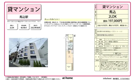 Modern 2LDK Condo Near Station in Higashimagome 0