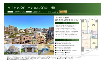 ライオンズガーデンヒルズ白山 7号 0