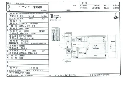 ベラジオ二条城前 202号 0