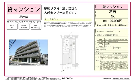 Studio Condo Near Station in Higashikasai 0