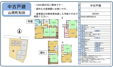 兵庫県丹波市山南町和田 中古戸建 0