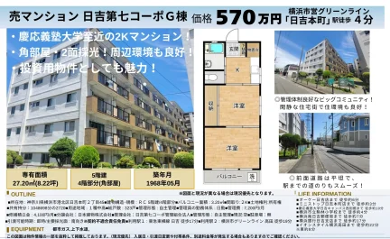 日吉第七コーポ G棟 4号 0