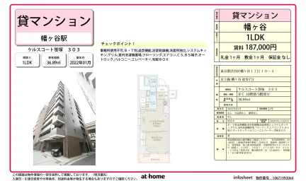 Modern 1LDK Condo Near Station in Hatagaya 0