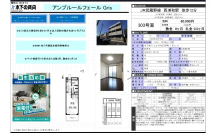 アンプルールフェール Gris 303号 0
