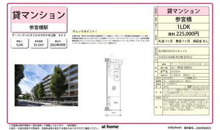 Modern 1LDK Condo Near Station in Motoyoyogicho 0