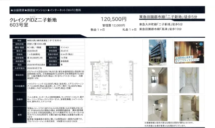 クレイシアIDZ二子新地 603号 0