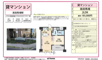 2LDK Condo in Hyakunincho 0