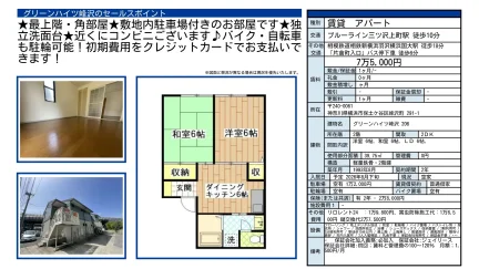 グリーンハイツ峰沢 206号 0