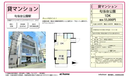 Charming 1DK Condo in Kimachidori 0