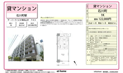 Studio Condo Near Station in Ishikawacho 0