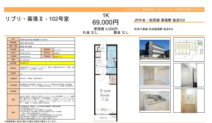 リブリ・幕張 102号 0