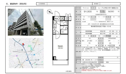 ルーブル学芸大学六番館204 204号 0
