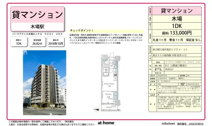Modern 1DK Condo in Shiohama 0