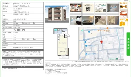 INOVE門真野里Nrth 101号 0
