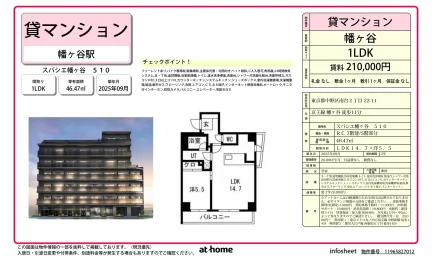 Brand New 1LDK Condo in Minamidai 0
