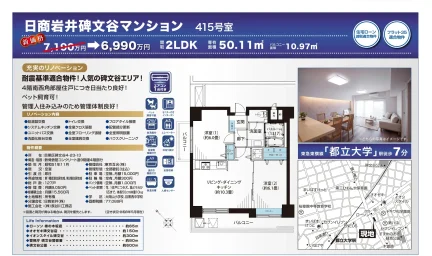 日商岩井碑文谷マンション 415号 0
