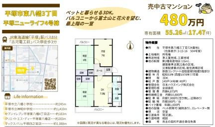 Charming 3-Bedroom Condo in Higashiyawata 0