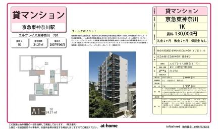 Studio Condo Near Station in Higashikanagawa 0