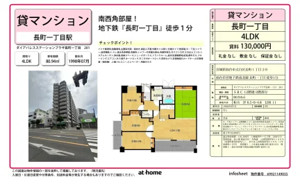4LDK Condo Near Station in Nagamine 0